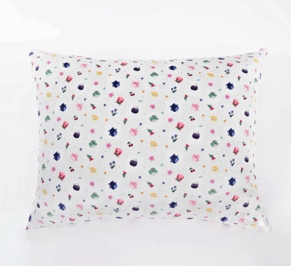 SquishPillow Standard Squish Pillowcase Forever Flowers Multi Soft Plush